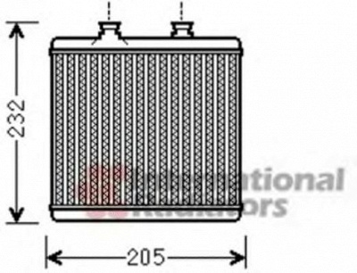 VAN WEZEL 30006472 -  Теплообменник, отопление салона
